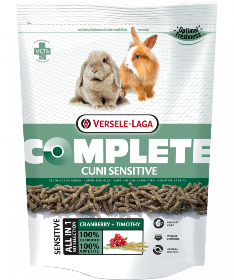 VERSELE-LAGA CUNI SENSITIVE COMPLETE (500 г) для кроликов с чувствительным пищеварением - фото