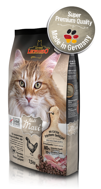 LEONARDO ADULT MAXI (7,5 кг) для взрослых кошек крупных пород - фото