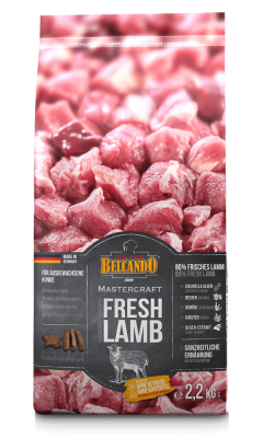 BELCANDO MASTERCRAFT Fresh Lamb (2,2 кг) с ягнёнком беззерновой для взр. собак - фото