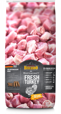 BELCANDO MASTERCRAFT Fresh Turkey (10 кг) с индейкой беззерновой для взр. собак - фото