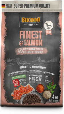 BELCANDO FINEST GRAIN-FREE SALMON (4 кг) с лососем беззерновой для взр. собак мелких пород   - фото
