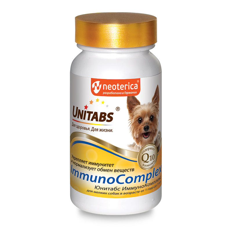 ЮНИТАБС (UNITABS) ImmunoComplex Комлекс для мелких собак (100 табл) Экопром-Neoterica - фото