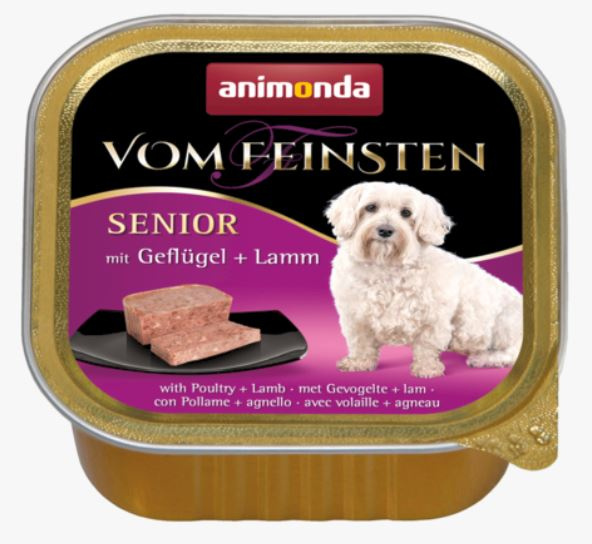 ANIMONDA Vom Feinsten Senior (150 г) Паштет с домашней птицей и ягненком - фото2