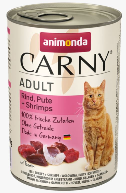 ANIMONDA CARNY® Adult (400 г) с говядиной, индейкой и креветками - фото