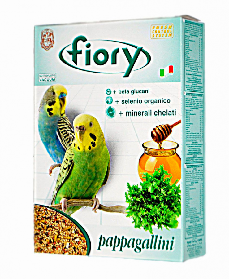 FIORY Pappagalini (1 кг) Корм для волнистых попугаев - фото
