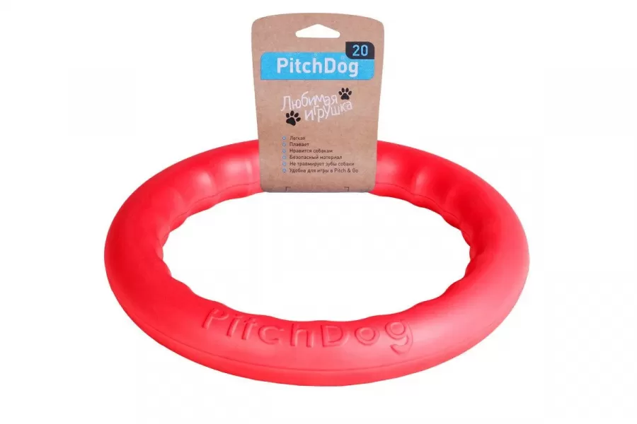 PITCHDOG20, тренировочный снаряд для собак Pitch & Go (20 см, розовый) - фото2