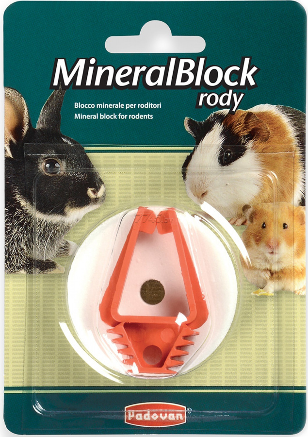 PADOVAN MineralBlock Rody (50 г) Соляной камень для грызунов