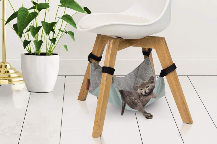 BEEZTEES Гамак для кошек под стул (40 х 40 см) - фото2