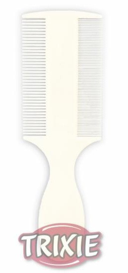 TRIXIE Flea and Dust Comb, double sided (14 см) Расческа частозубая, для вычесывания блох и пыли - фото