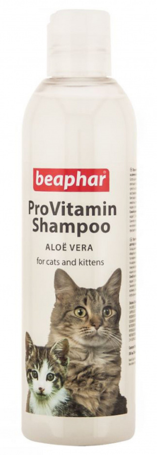 BEAPHAR ProVitamin Shampoo Aloe Vera for Cats & Kittens (250 мл) Шампунь для кошек и котят  - фото