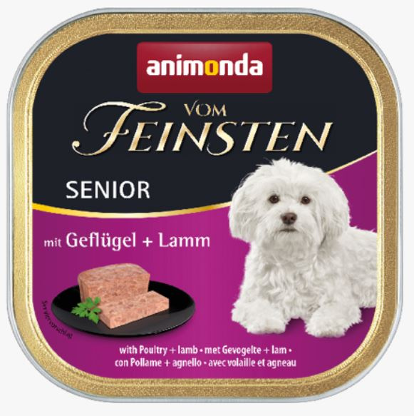 ANIMONDA Vom Feinsten Senior (150 г) Паштет с домашней птицей и ягненком - фото