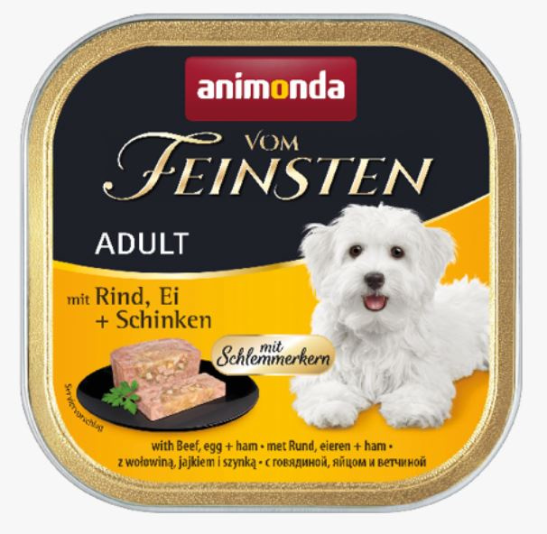 ANIMONDA Vom Feinsten Adult (150 г) Меню для гурманов с говядиной, яйцом и ветчиной - фото