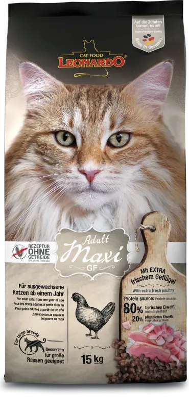 LEONARDO ADULT MAXI (15 кг) для взрослых кошек крупных пород - фото