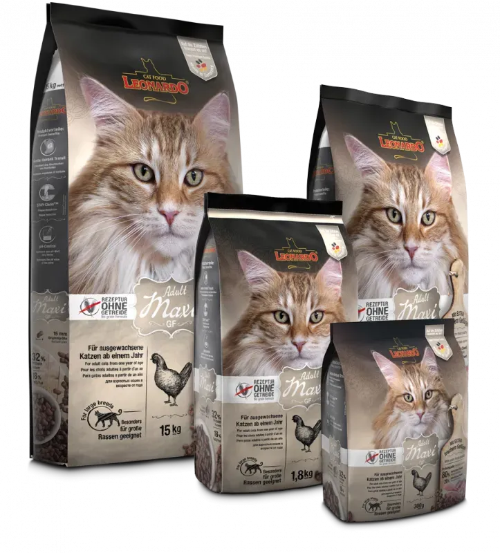 LEONARDO ADULT MAXI (1,8 кг) для взрослых кошек крупных пород - фото2