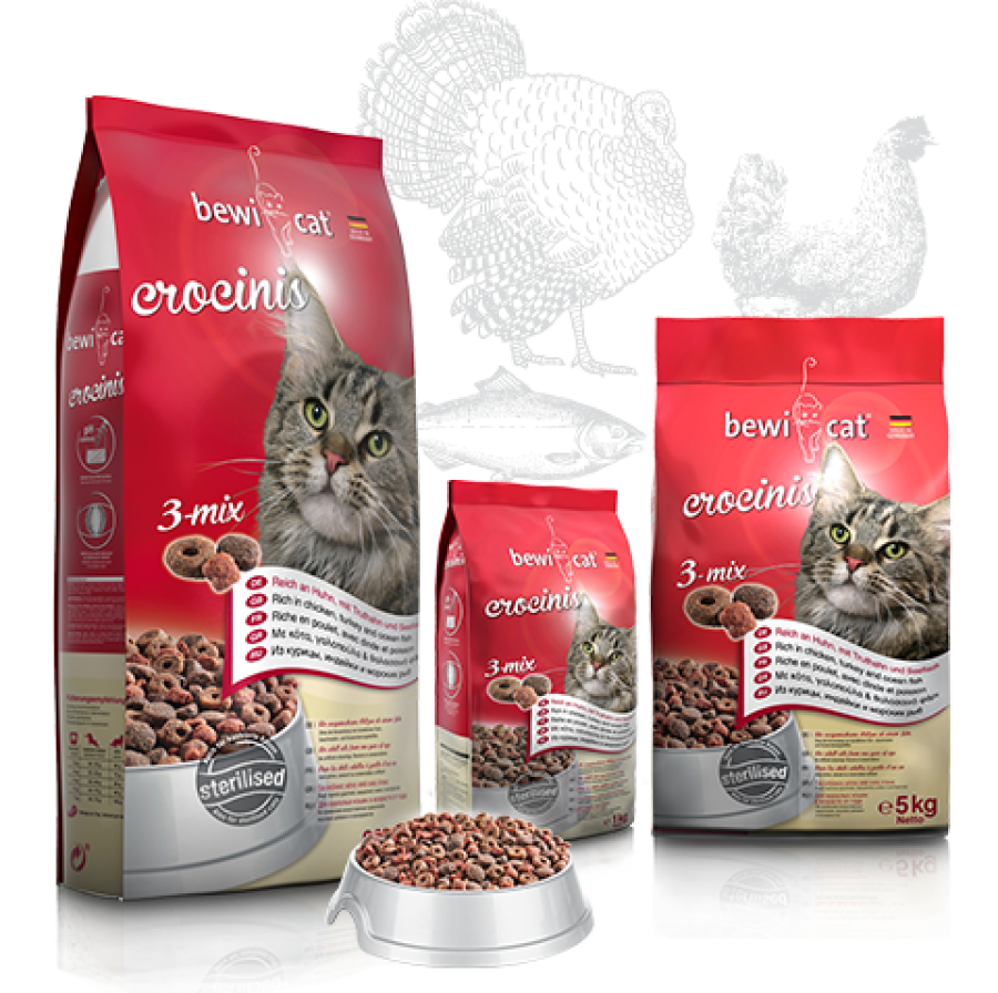 BEWI-CAT Crocinis (20 кг) для взрослых кошек - фото2