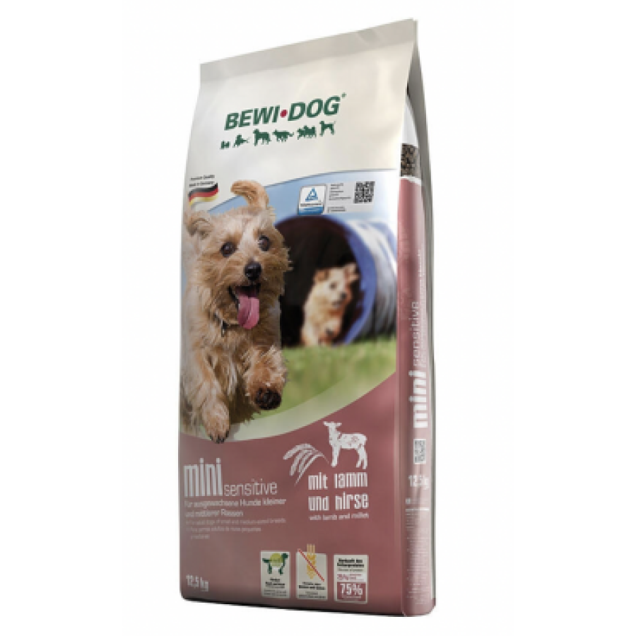 BEWI-DOG Lamb and Rice Mini (12.5 кг) с ягненком и рисом для взрослых собак мелких пород - фото