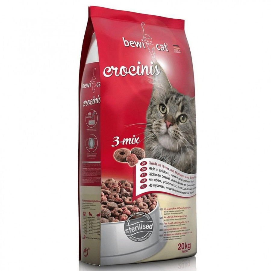 BEWI-CAT Crocinis (20 кг) для взрослых кошек - фото