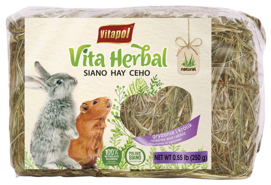 VITAPOL Vita Herbal Сено для грызунов (250 г) - фото