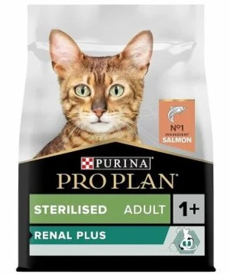 PRO PLAN Sterilised (3 кг) с лососем для стерилизованных кошек и кастрированных котов - фото2