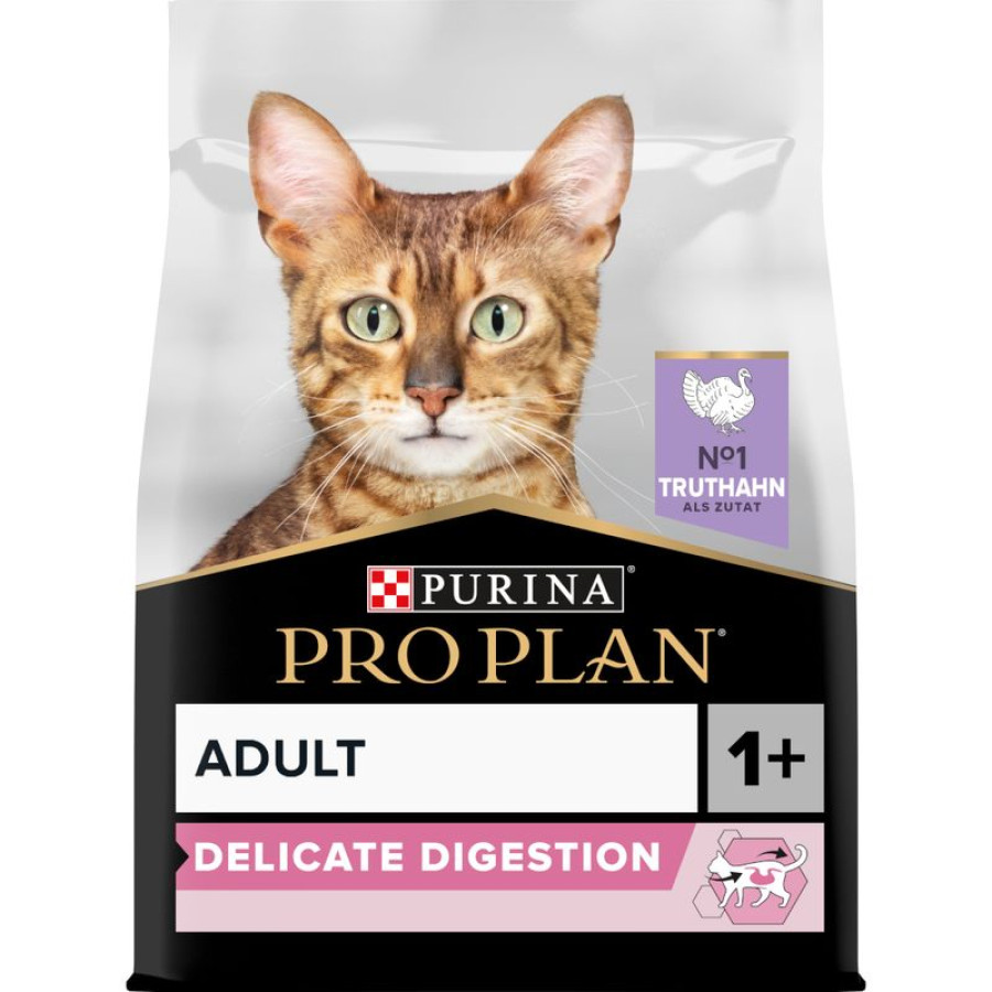PRO PLAN DELICATE (400 г) с индейкой для взр. кошек с чувствительным пищеварением - фото
