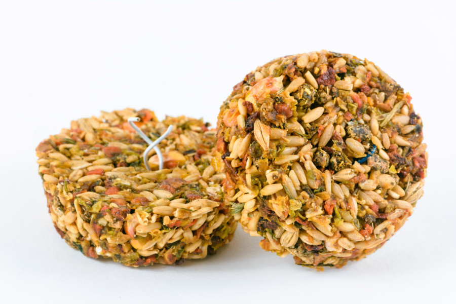 ЗВЕРЮШКИ Корзиночки Луговые травы + кукуруза, лакомство для кроликов (2 шт х 30 г) Зоомир - фото2