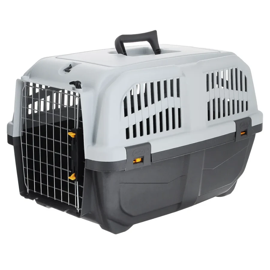 MPS SKUDO 3 Transport Box (40 x 39 x 60 cм) Переноска с металлической дверцей, серая - фото