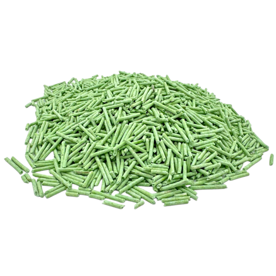 BUBU Pets Tofu Green tea Наполнитель тофу зеленый чай (5 кг / 12 л) - фото2