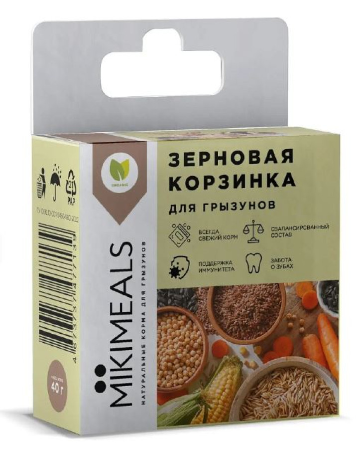 MIKIMEALS Корзинка зерновая (40 г) - фото