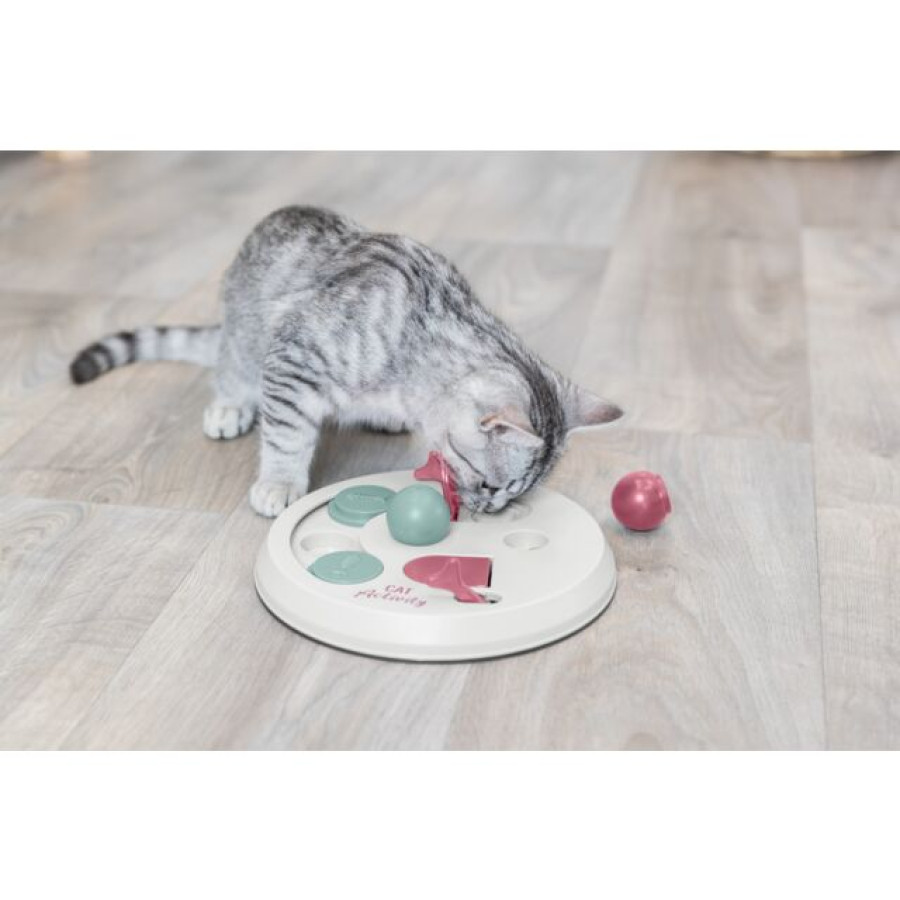TRIXIE Cat Activity Flip Board Развивающая игрушка для кошек (ø 23 см) - фото4