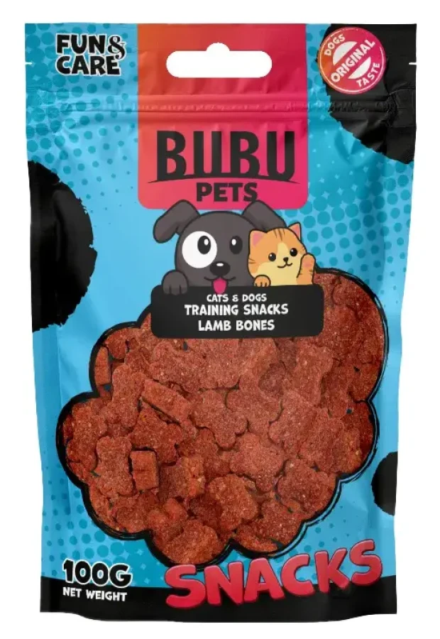 BUBU Pets Косточки для дрессировки, ягненок 100 г - фото