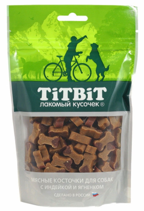 TiTBiT Косточки мясные для собак с индейкой и ягненком (145 г) - фото2