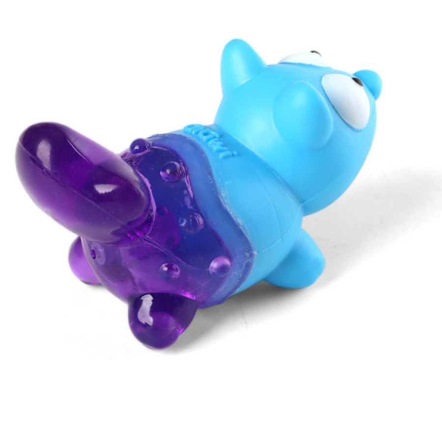 GiGwi Suppa Puppa Лисичка синяя с пищалкой, для щенков (8 см) - фото3