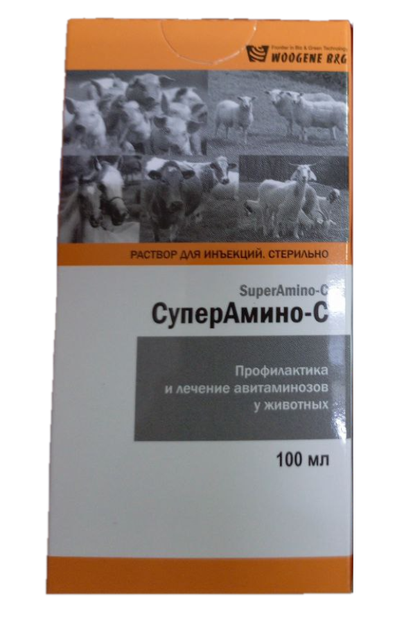 СУПЕРАМИНО-С Раствор для инъекций (100 мл) Woogene - фото2