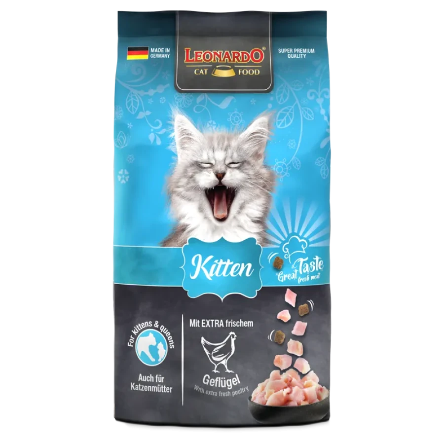 LEONARDO KITTEN (0,5 кг на развес) с курицей полнорационный для котят - фото