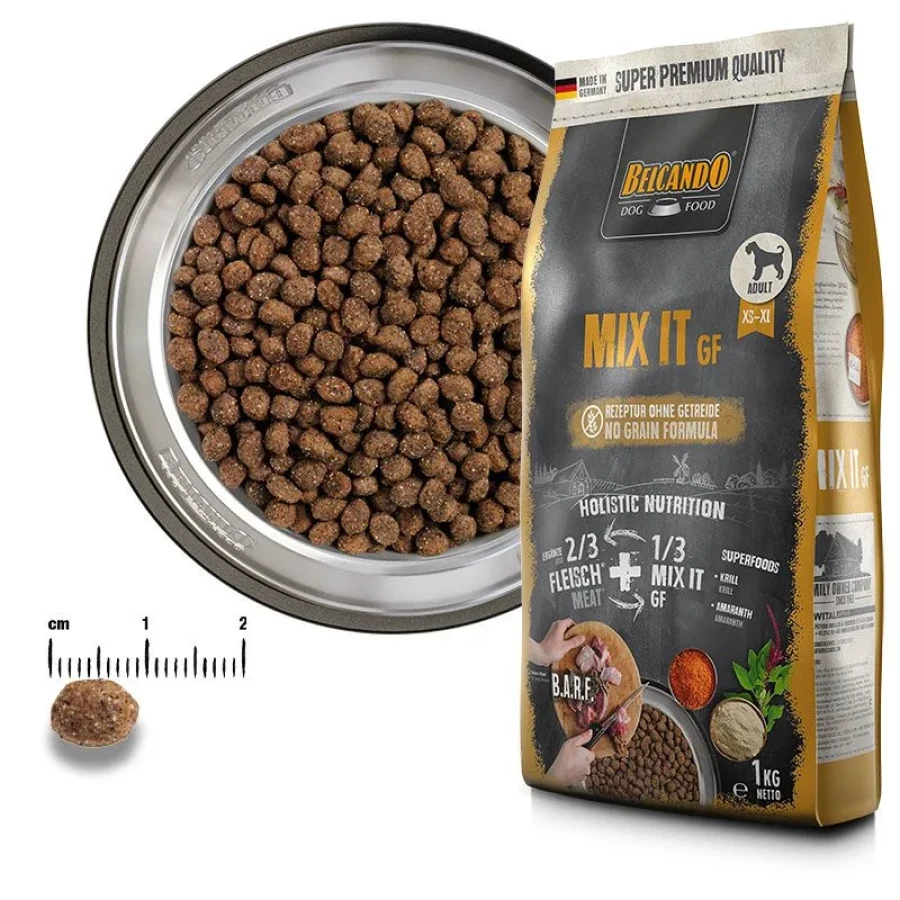BELCANDO ADULT GRAIN-FREE MIXT it (1 кг) ДОПОЛНИТЕЛЬНЫЙ беззерновой корм для взр. собак - фото2