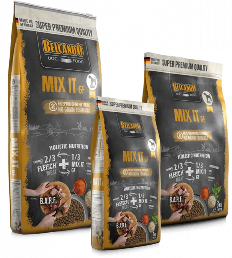 BELCANDO ADULT GRAIN-FREE MIXT it (1 кг) ДОПОЛНИТЕЛЬНЫЙ беззерновой корм для взр. собак - фото3