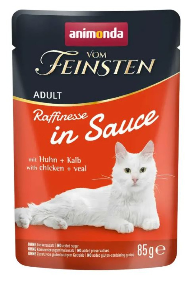 ANIMONDA VF Raffinesse in sauce (85 г) в изысканном соусе, из курицы и телятины - фото