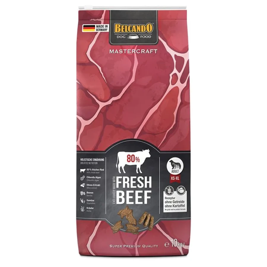 BELCANDO MASTERCRAFT Fresh Beef (10 кг) с говядиной, беззерновой корм для взрослых собак - фото