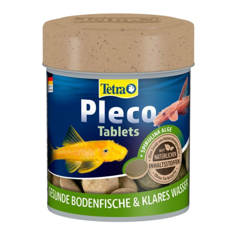 TETRA Pleco Tablets (120 таблеток) Таблетированный корм для травоядных донных рыб - фото