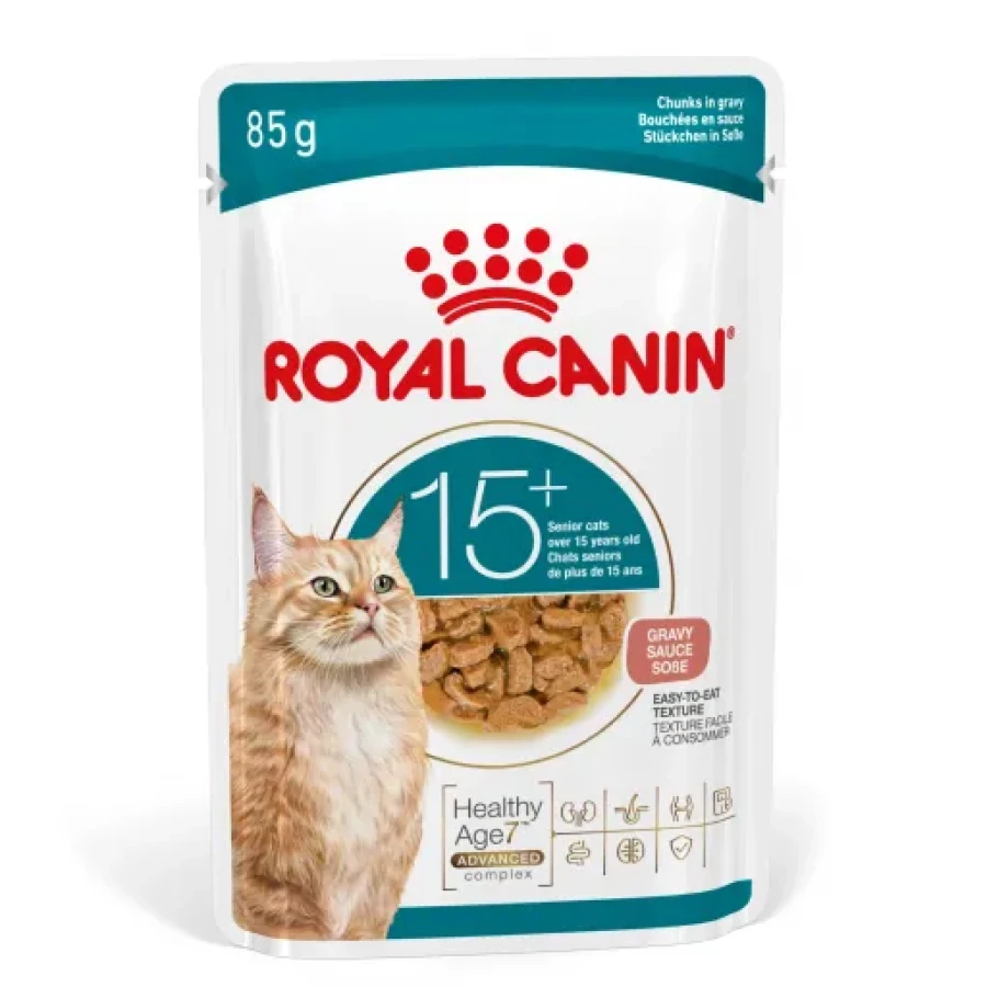 ROYAL CANIN Ageing +15 in Gravy (85 г) кусочки в соусе - фото