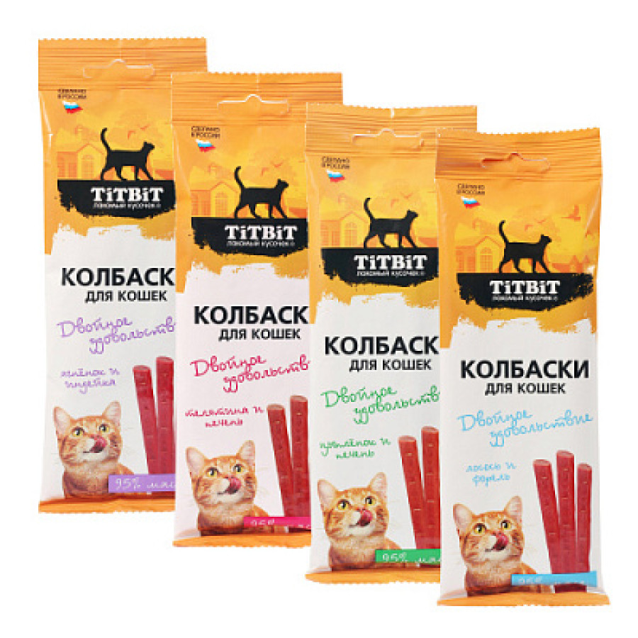 TiTBiT Новогодняя коллекция - Колбаски для кошек 
