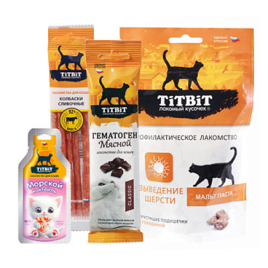 TiTBiT Новогодняя коллекция - Набор подарочный для кошек (135 г) - фото2
