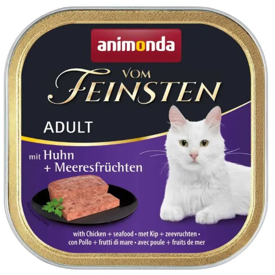 ANIMONDA Vom Feinsten Adult (100 г) с курицей и морепродуктами - фото