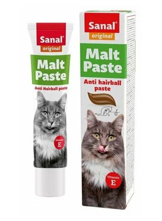 SANAL Malt Paste (15 г) Паста для выведения шерсти, для кошек - фото