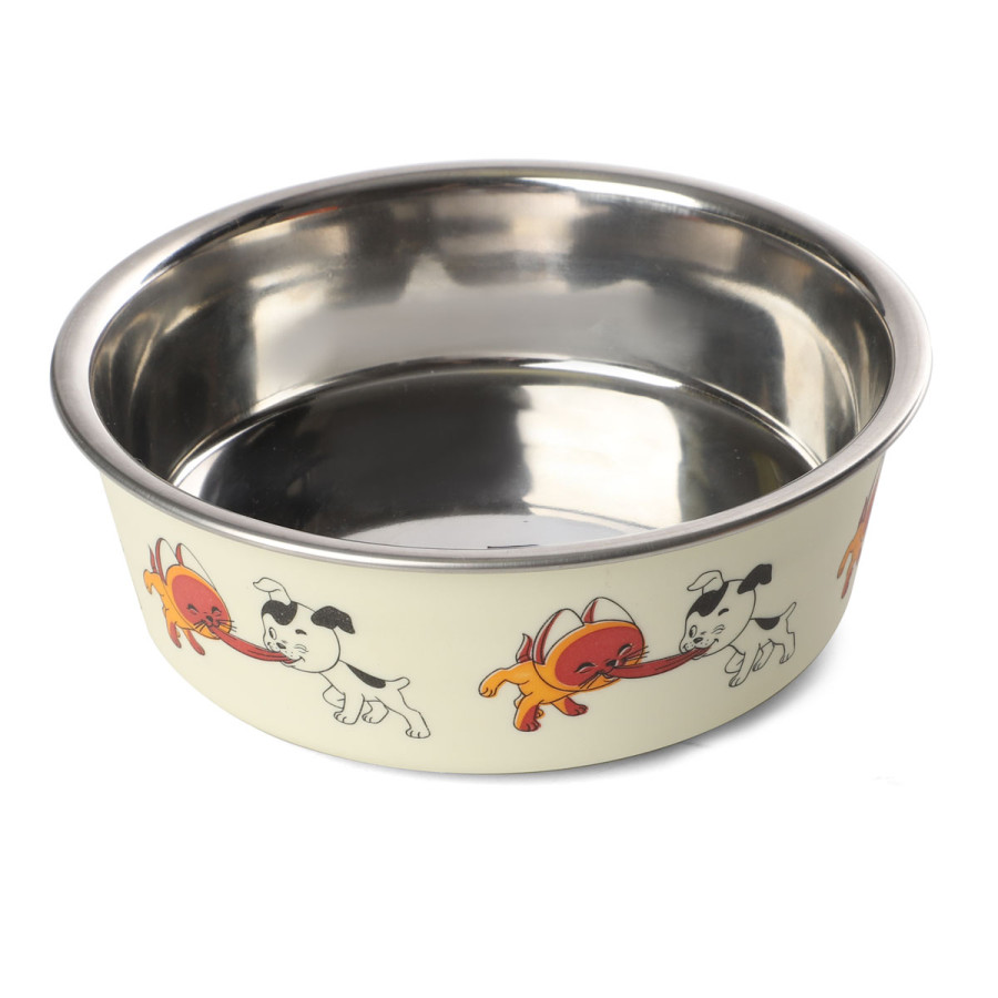 TRIOL Миска металлическая на резинке 