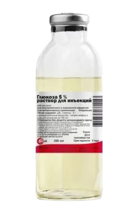 ГЛЮКОЗА 5% раствор для инъекций (200 мл) Bionit - фото