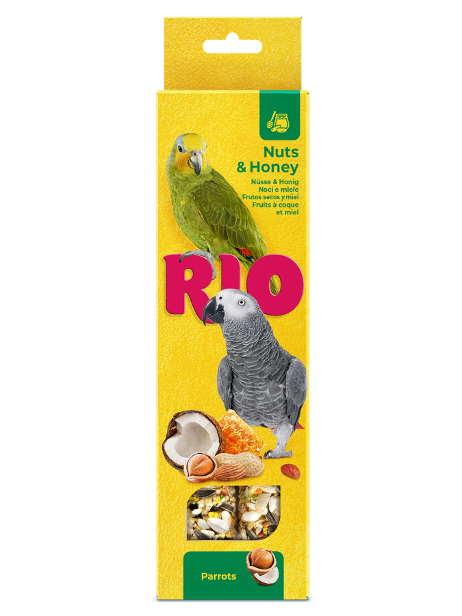 RIO Палочки для попугаев с орехами и медом (2 x 90 г) - фото