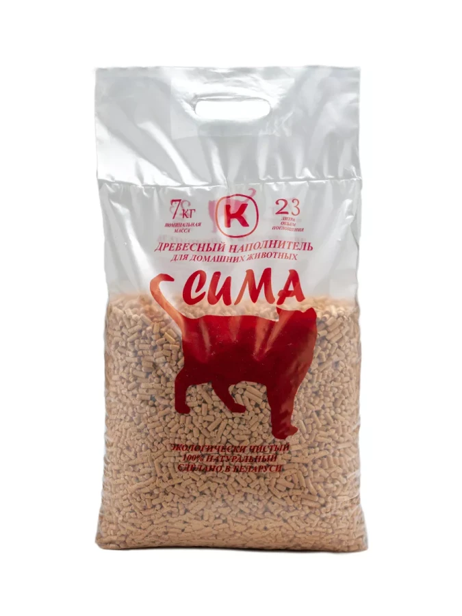 СИМА Наполнитель древесный светлый (23 л/7 кг) - фото