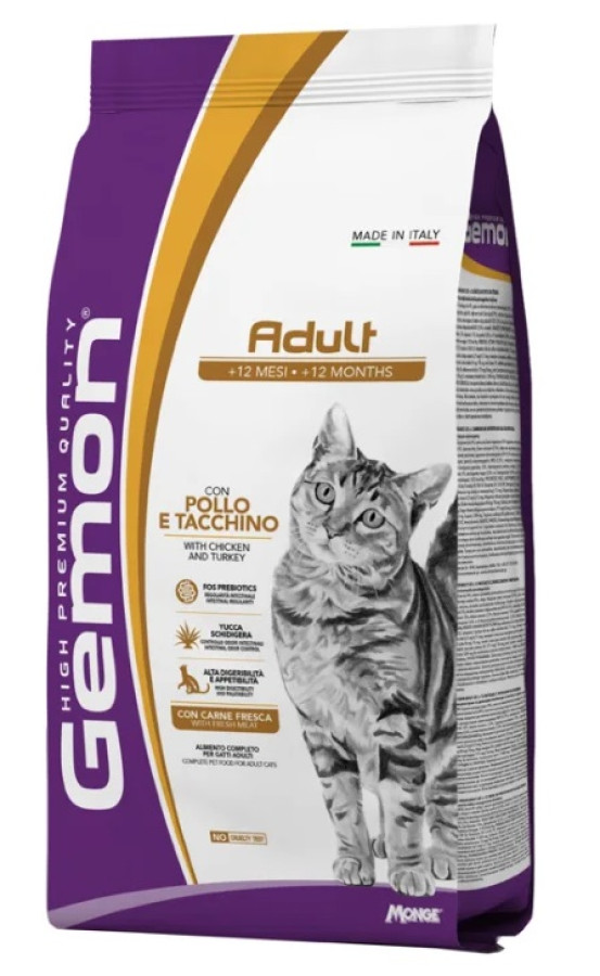 GEMON CAT Adult Complete (7 кг) с курицей, для взрослых кошек - фото