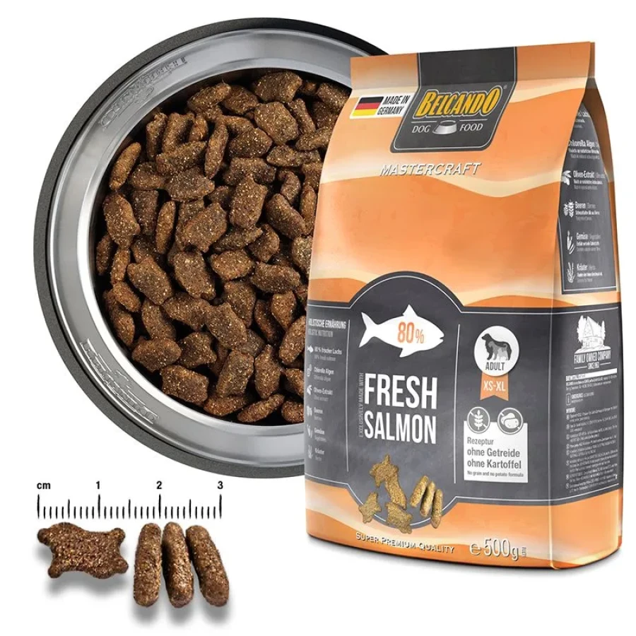 BELCANDO MASTERCRAFT Fresh Salmon (2,2 кг) с лососем беззерновой корм для взр. собак - фото3